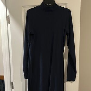 Elegant Black Long Sleeve Dress